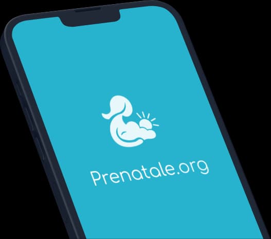 Iphone 16 with prenatale.org overlay